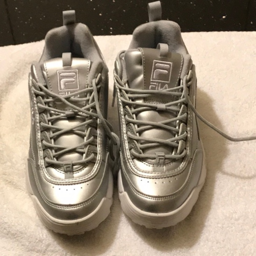 FILA Silver women’s sneakers